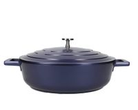 cacerola 4l en fundicion de aluminio azul 37 x 29 x 13