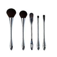 brocha de maquillaje multiusos con cerdas sinteticas que no se desprenden brocha de precision para polvos brochas de maquillaje suaves y esponjosas mango ergonomico