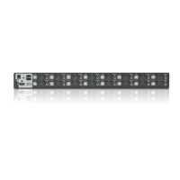interruptor kvm aten cs17916 hdmi usb 16 puertos montaje en rack audio