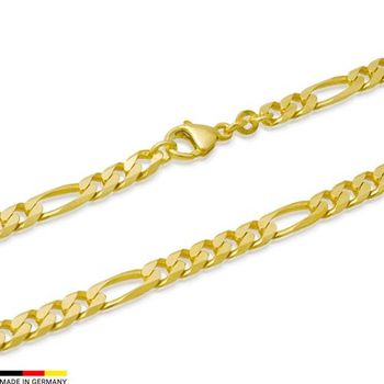 Pulsera figaro oro de 8 quilates 21cm