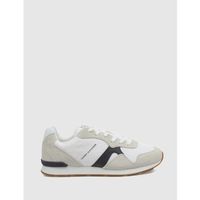 tommy hilfiger zapatillas zapatilla runner icon mix blanco para hombre