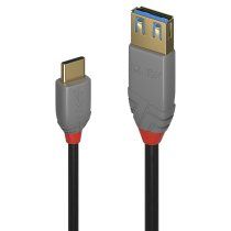 Lindy 36895 cable USB USB 3.2 Gen 2 (3.1 Gen 2) 0,15 m USB C USB A 10 Gbit/s Negro