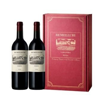 Estuche 2 Botellas Remelluri Reserva 2017 Vino Tinto España Rioja D.o.ca. 75 Cl. 13.0º