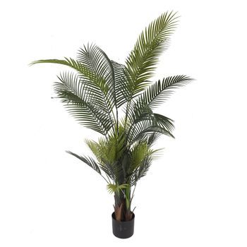 Wellhome Palmera Artificial 34 Hojas En Maceta 110x100x160 Cm