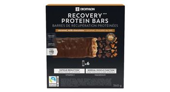 Barritas proteinicas decathlon nutrition chocolate caramelo 6x60g