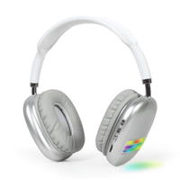 auriculares gembird estero bluetooth con efecto de luz led blanco