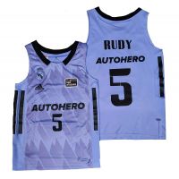 camiseta rudy fernandez real madrid baloncesto adidas - junior segunda equipacion 2023 acb