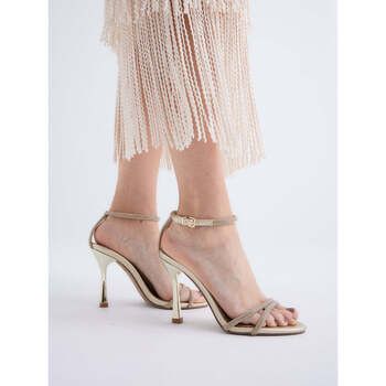 Exé Shoes Sandalias SANDALIAS TACÓN ALTO SILVER-639 para mujer