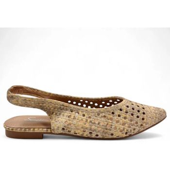 Timbos Sandalias Tacon destalonado vestir mujer kaki 131571 para mujer