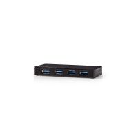 hub nedis 4 puertos usb 32 gen 1 modelo uhubu3420bk con alimentacion externa