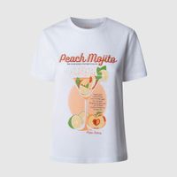 pepe jeans camiseta viola blanca pl506060-800