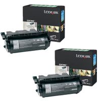 original multipack lexmark t630n ve printer toner cartridges 2 pack -12a7462