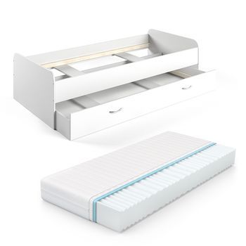 Cama Para Niños Enzo 90x200 Cm Con Colchón Vitalispa