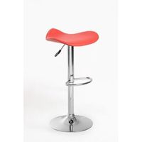 pack 2 taburetes rox de polipiel 833737 cm - rojo