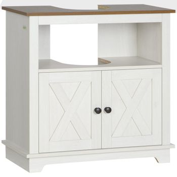 Armario de baño 60x30x60 cm blanco