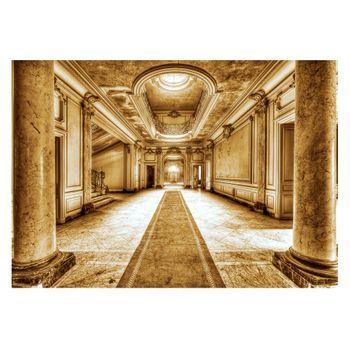 Papel Pintado 3d - Secreto De Mármol - Sepia (150x105 Cm)