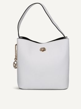 CAPRICE Satchel, white, made of Leather, Size 1