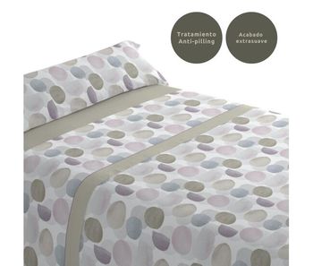 Juego de sábanas tres piezas cama de 90cm circ beige donegal collections
