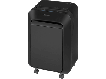 Destructora de papel - Fellowes LX210, 16 hojas, 23 litros, Negro