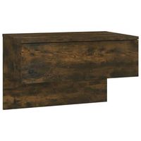 mesita de noche de pared con cajon 60 x 40 x 40 cm en madera contrachapada marron dec034252