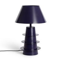 lampara de mesa metal kadrina violeta