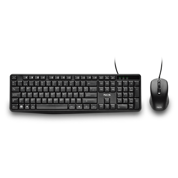 COMBO TECLADO/RATON NGS COCOA KIT V2 USB NEGRO
