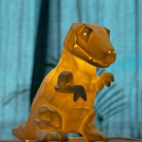 3d ceramic lamp dinosaur