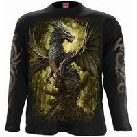 spiral camiseta manga larga oak dragon para mujer