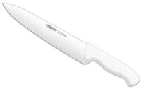 cuchillo cocinero de acero inoxidable nitrum de 250 mm mango blanco