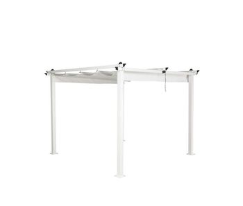 Pérgola de exterior lazio 295x295x250 blanco