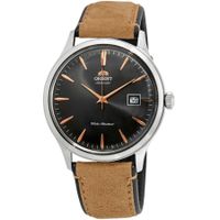reloj automatico hombre orient bambino tac08003a 42mm 30m wr correa de cuero