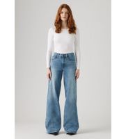 levis para mujer 0039b-0002 jeans 728 wide leg azul 2630 casual algodon denim