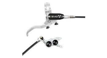 Hope tech4 tr4 plata   negro freno trasero manguera estandar