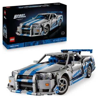 LEGO Technic Coche Nissan Skyline GT-R (R34) de 2 Fast 2 Furious, Juego de construcción +18 años - 42210