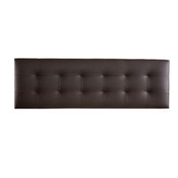 cabecero tapizado  hausbed  versalles 145x50x7  cama 140 ado polipiel chocolate