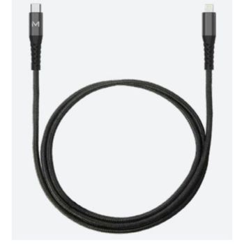 Cable Mobilis 001343 1 m Lightning a USB C Negro