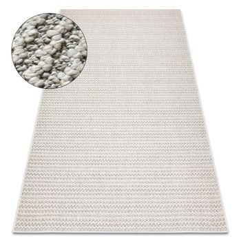 Alfombra Jersey 19236 Gris - Estructural, Lazo Boho 80x150 Cm