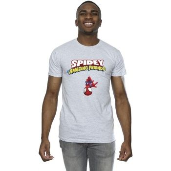 Marvel Camiseta Hanging Upside Down para hombre