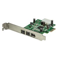 tarjeta de red startech pex1394b3 pci express 08 gbits firewire 800400 3 puertos