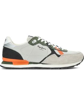 de PEPE JEANS DEPORTIVO CASUAL DE SERRAJE Y TELA CON SUELA DE GOMA GRIS