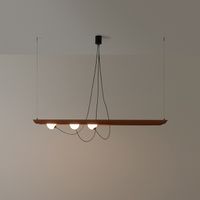 lampara colgante wire 3 luces