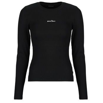 Guess Camiseta manga larga STAR EMBRO LS CN RIB TOP para mujer