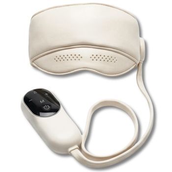 Máscara Ocular Calor Compresión Aire Antifatiga - Bodylife Eyerelax Pro Blanco