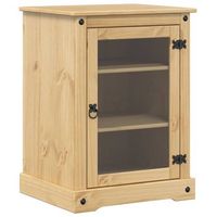 mueble hifi corona madera maciza de pino 60x50x82 cm vidaxl