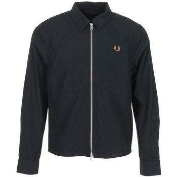 Fred Perry Jersey Seersucker Zip Thru Overshirt para hombre