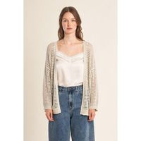 molly bracken chaqueta de punto la1711ep-silver para mujer