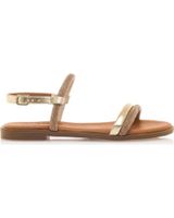 de mtng sandalias planas de mujer 54497 sandalias gold