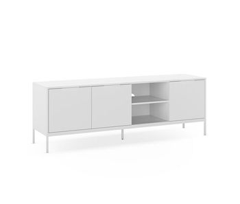 Mueble tv auri 3 puertas color blanco