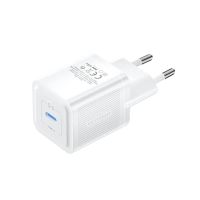 vention gan charger fepw0-eu cabezal de carga con entrada usb-c 20w eu blanco