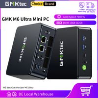 mini pc gmktec m6 ultra amd ryzen5 7640hs 16gb ram 512gb ssd pcie30 windows 11 pro doble lan 25g computadora de escritorio